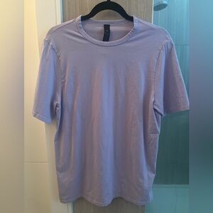 Lululemon Lavender Relaxed Fit Short Sleeve Tee Size Small